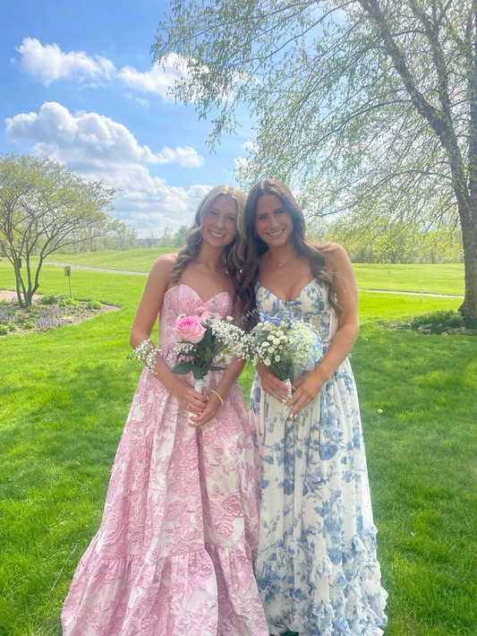 Lovely Pink Sweetheart A-Line Long Formal Party Dress Senior Prom Dress, DP4961