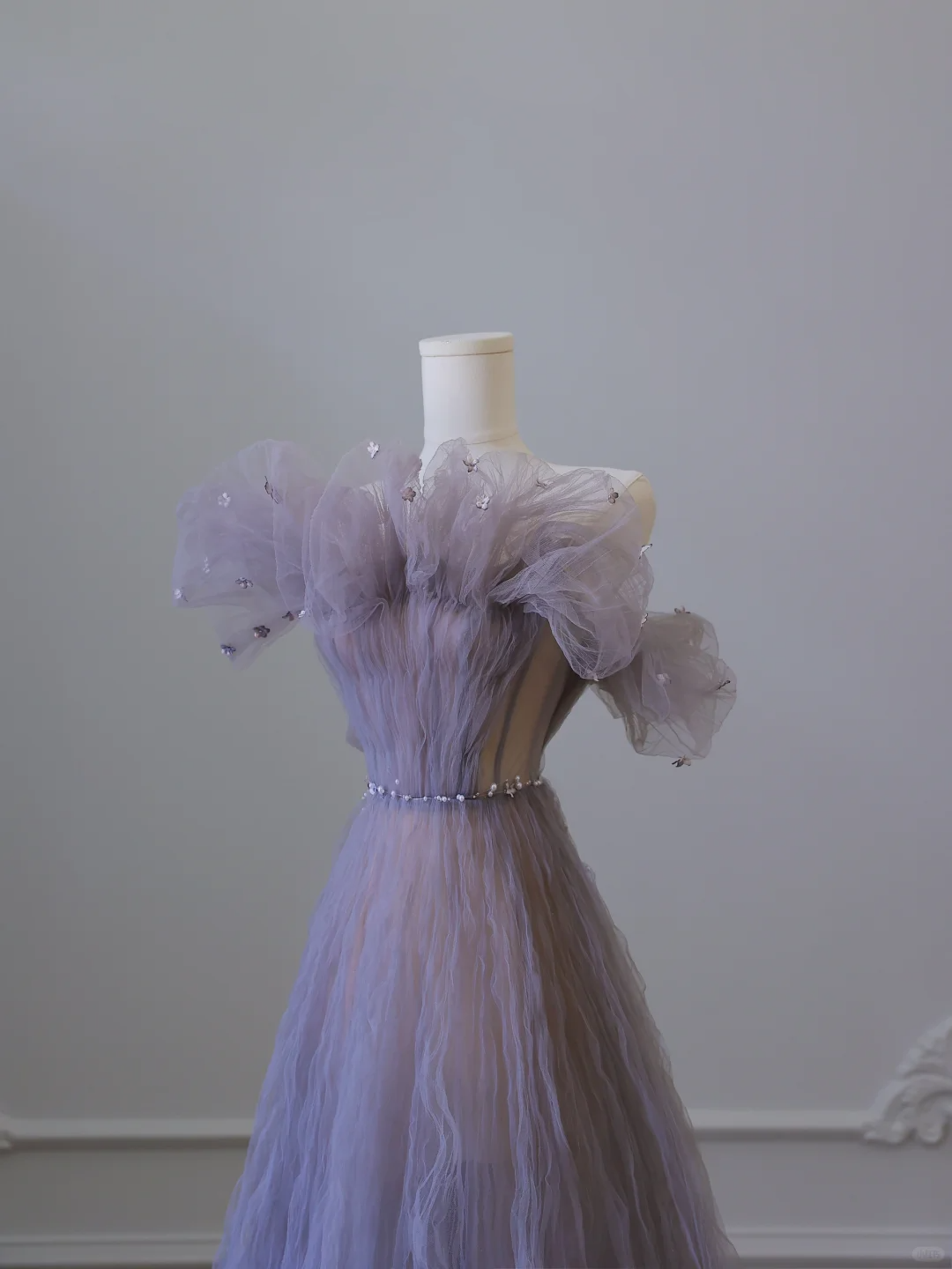 Elegant Strapless A-Line Tulle Long Formal Party Dress Evening Gowns, DP5294