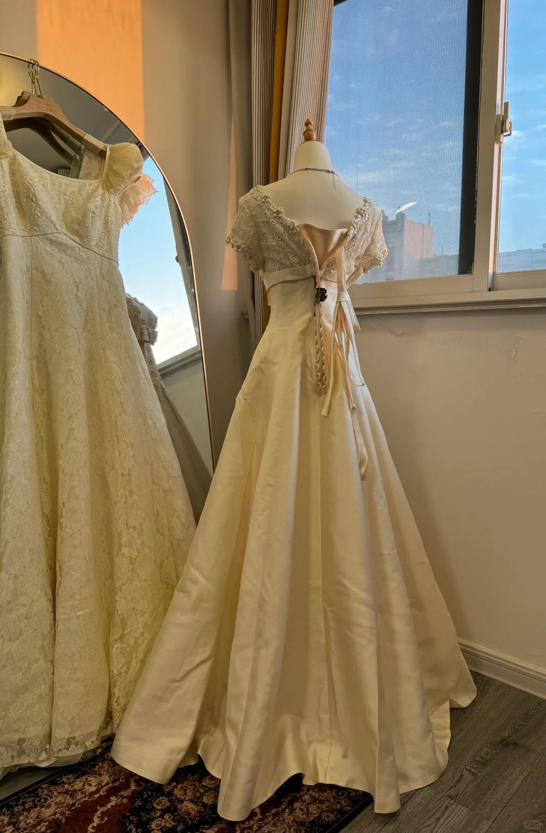 Fairytale Ivory Strapless A-Line Lace Beaded Prom Dresses Birthday Ball Gown, DP5467