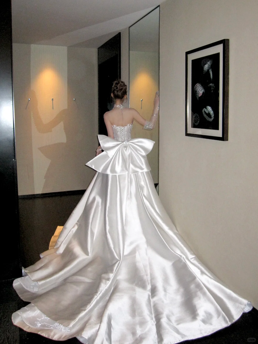 Elegantes glitzerndes Perlen-Pailletten-Applikation-Herzausschnitt-Meerjungfrau-Brautkleid-Abschlussballkleid-Abendkleid DP6252