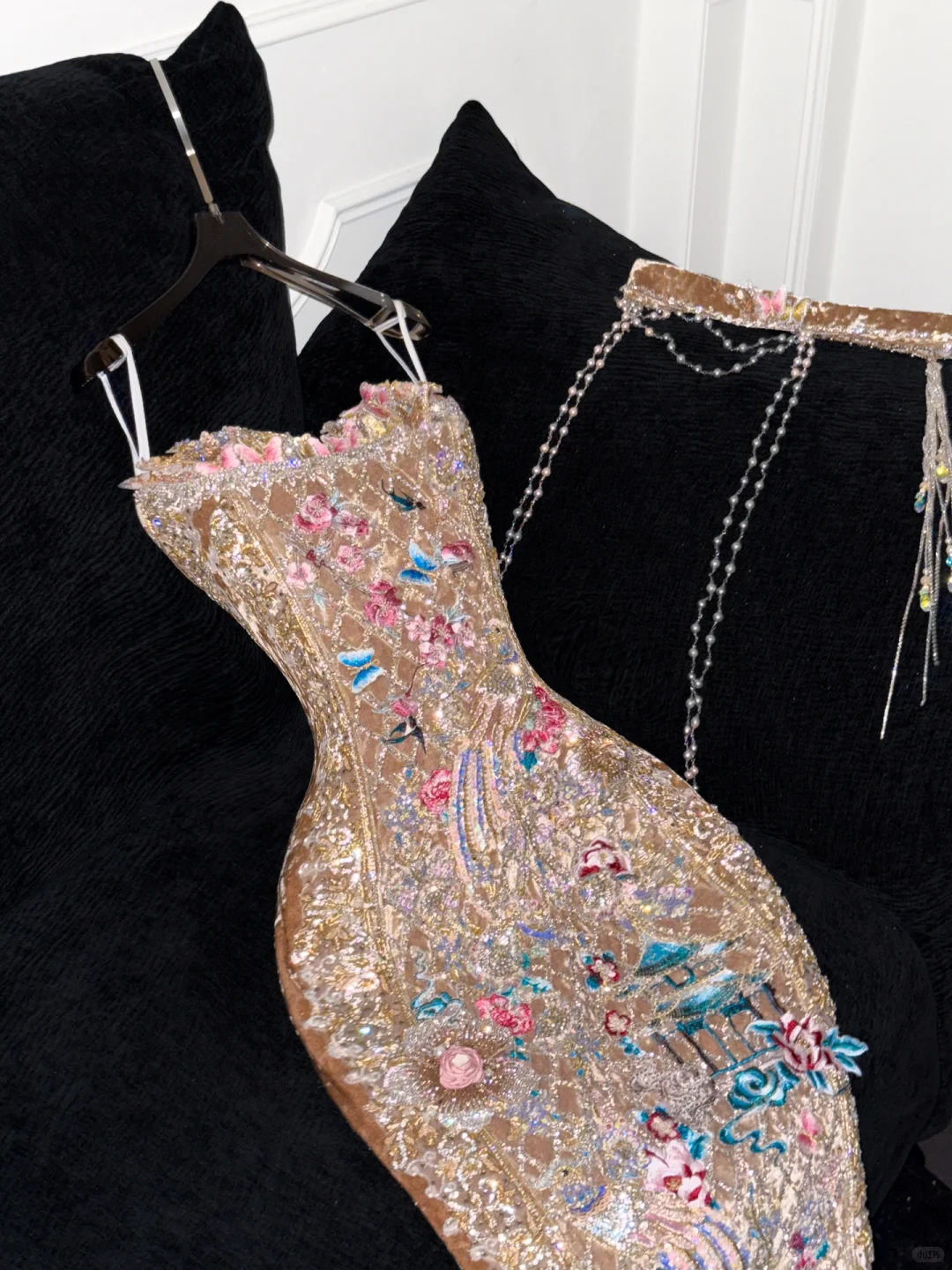 Gorgeous Shiny Beaded Exquisite Embroidery Mermaid Long Evening Dress Prom Dresses DP6202