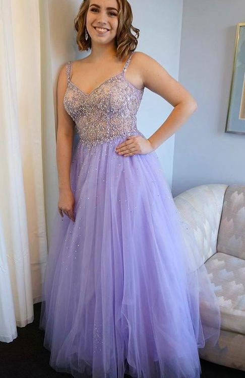 Beaded Tulle Long Prom Dresses,Winter Formal Dresses,DS3675 DSProm Beaded Tulle Long Prom Dresses,Winter Formal Dresses,DS3675 DSProm
