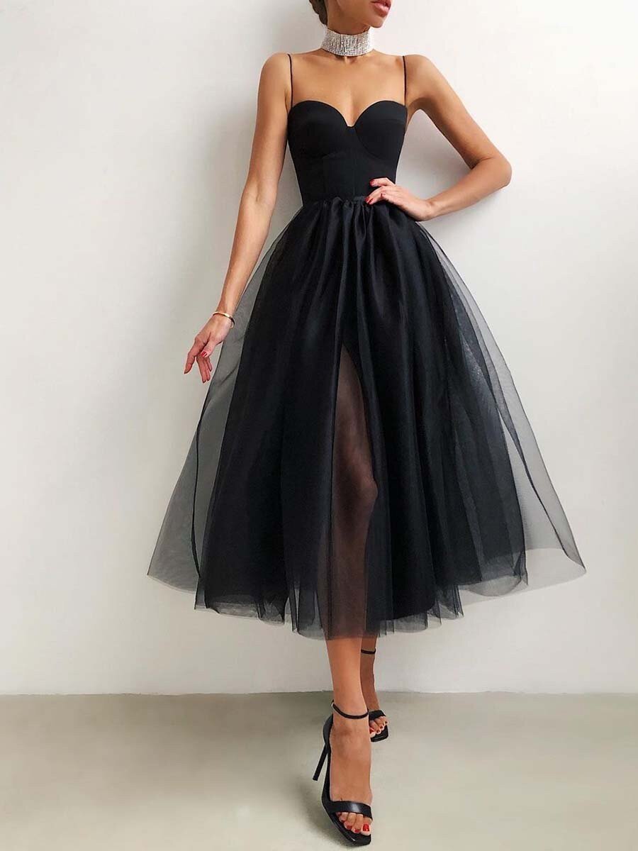 Tulle Long Prom Dress A Line Formal Dress,DS4327