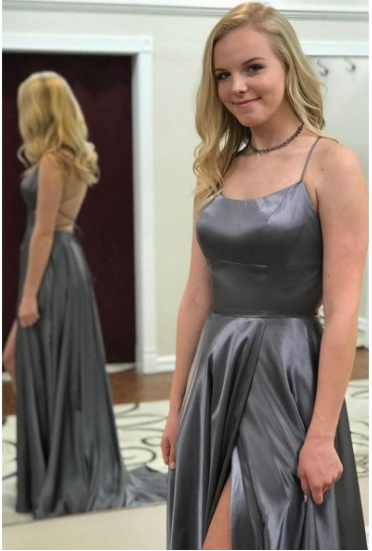 A-Line Simple Stunning Long Prom Dresses Formal Evening Gowns,DS4576