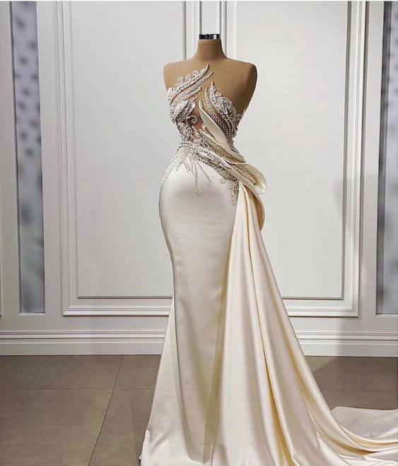 Robe de soirée longue, élégante et sexy, DS4899