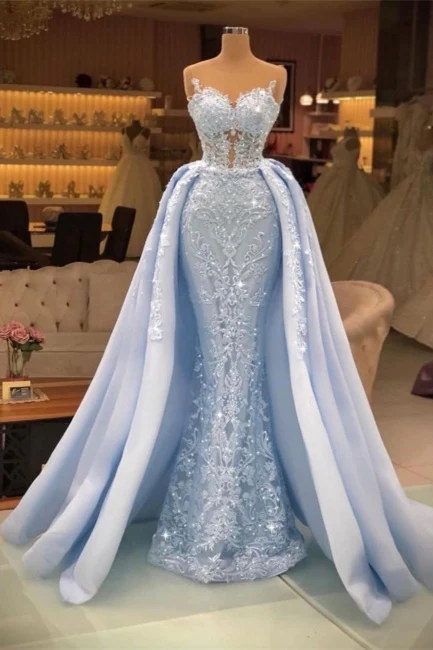Extravagante Abendkleider Lang Spitze,DS5030