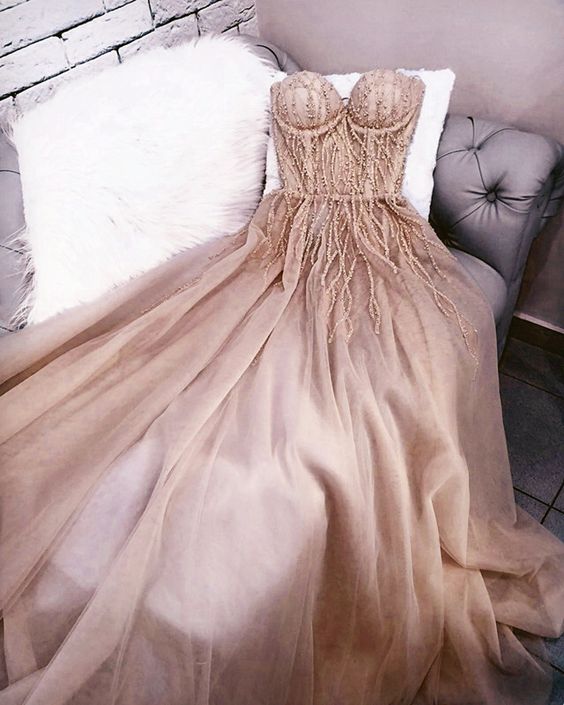 Robe de bal longue en tulle bleu chérie, robe de soirée en tulle bleu, DS2332