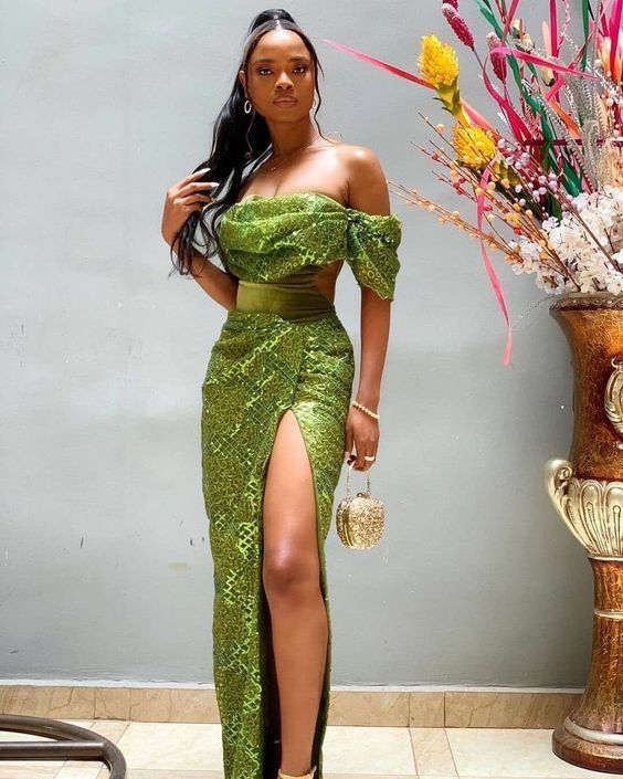 two piece dresses for wedding guest Aso Ebi Dresses,Wedding Guest,DS4710 – DSProm