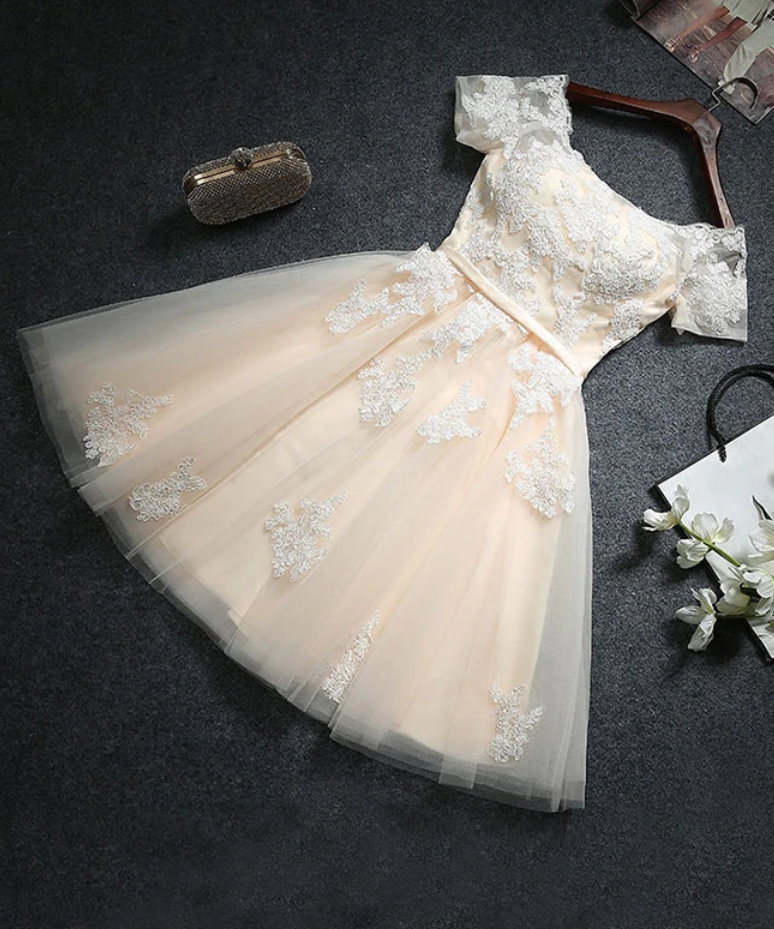 Homecoming-Kleider, süßes kurzes Ballkleid aus Spitze, Homecoming-Kleid, DP24575