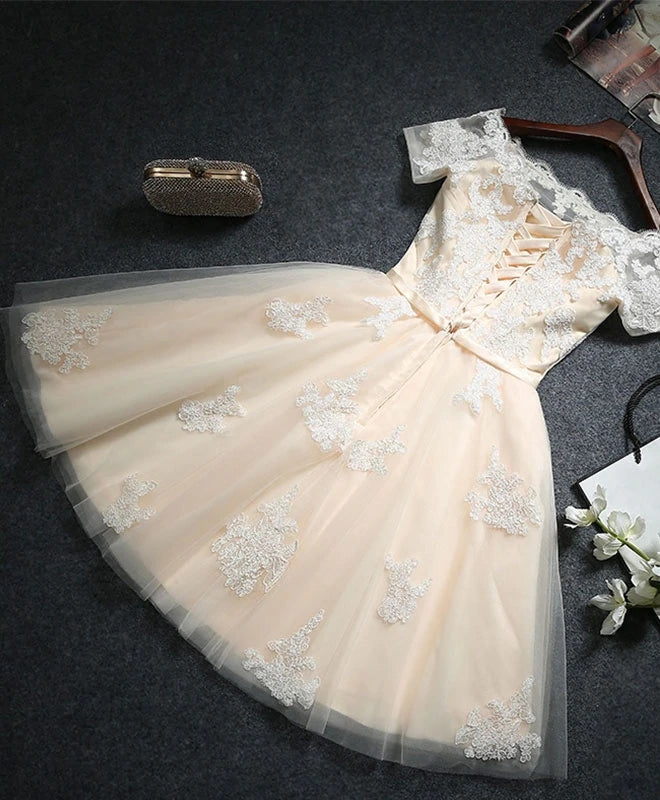 Homecoming-Kleider, süßes kurzes Ballkleid aus Spitze, Homecoming-Kleid, DP24575