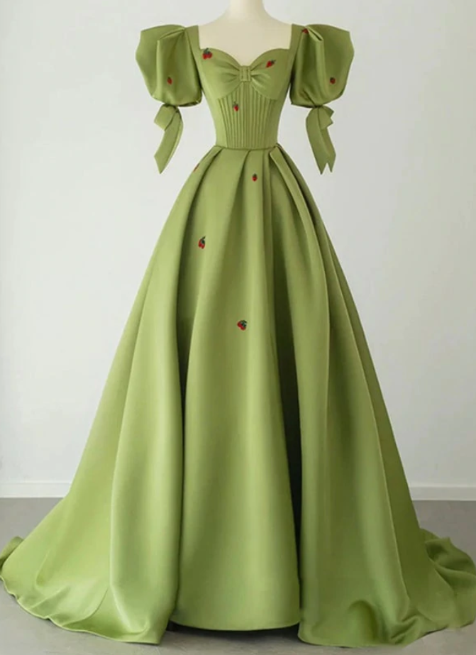 Ballkleider, Erdbeere langes Ballkleid Abendkleid, DP24571