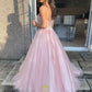 Elegant Strapless Pink Tulle Lace Appliques Sweet 16 Quinceanera Ball Gown DP8270