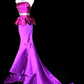 Gorgeous Strapless Mermaid Satin Long Pary Dress Barbie Outfits, DP4310