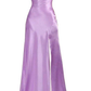 Pink Spaghetti Straps Sheath Satin Party Dress Wedding Guest Dress, DP3663