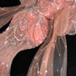 Gorgeous Shiny Orange Beaded Sequined Design Mermaid Prom Dress Evening Dress DP6226