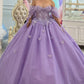 Chic Lilac Appliqued Off-Shoulder Quinceanera Sweet 15 Ball Gown DP7190