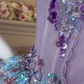 Vintage Lilac Sequin Sweetheart Off-the-shoulder Sweet 16 Quinceanera A-Line Floor-length Prom Dress Birthday Dress Evening Dress Ball Gown DP6697