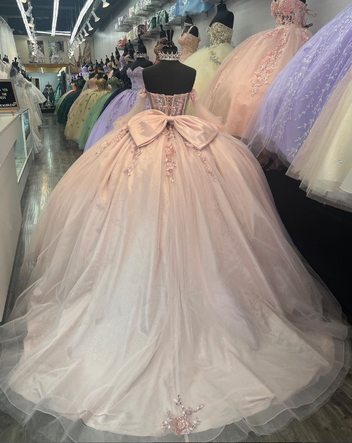 off shoulder birthday dress Elegant White Off Shoulder Princess Girl Dress for Birthday and Pageant J276 White / child-12