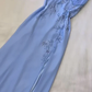 Elegant Halter Long Party Dress Blue Beading Evening Dress, DP2780