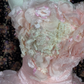 Gorgeous Pink 3D Flowers Sweet 16 Quinceanera Strapless A-Line Floor-length Prom Dress Evening Dress Ball Gown DP6416