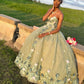 Retro Green Sweetheart Applique Sweet 16 Quinceanera A-Line Tulle Floor-length Prom Dress Birthday Dress Evening Dress Ball Gown DP6455