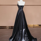 Black Sweetheart A-Line Fashion Party Gown Long Prom Dress, DP3618