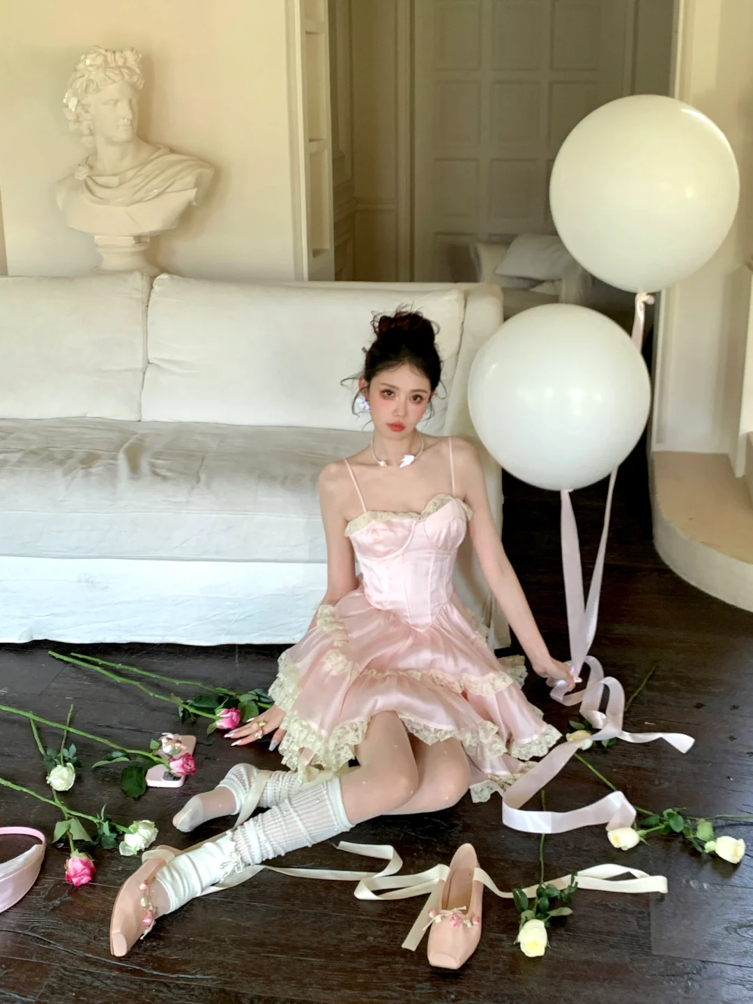 Cute Pink Sweetheart Princess Style Tiered A-Line Design Spaghetti Strap Short 18th Birthday Party Dress Homecoming Dress DP6256