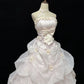 Elegant Light Pink Strapless Satin Sweet 16 Quinceanera A-Line Evening Dress Ball Gown DP6290
