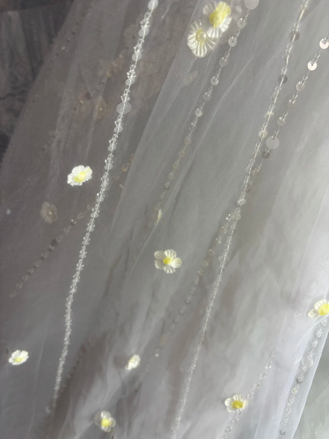 Glamorous Pastel Blue Applique Tulle Lace Beaded Off-the-Shoulder Sheer Cape Sweet 16 Quinceanera Ball Gown DP7348