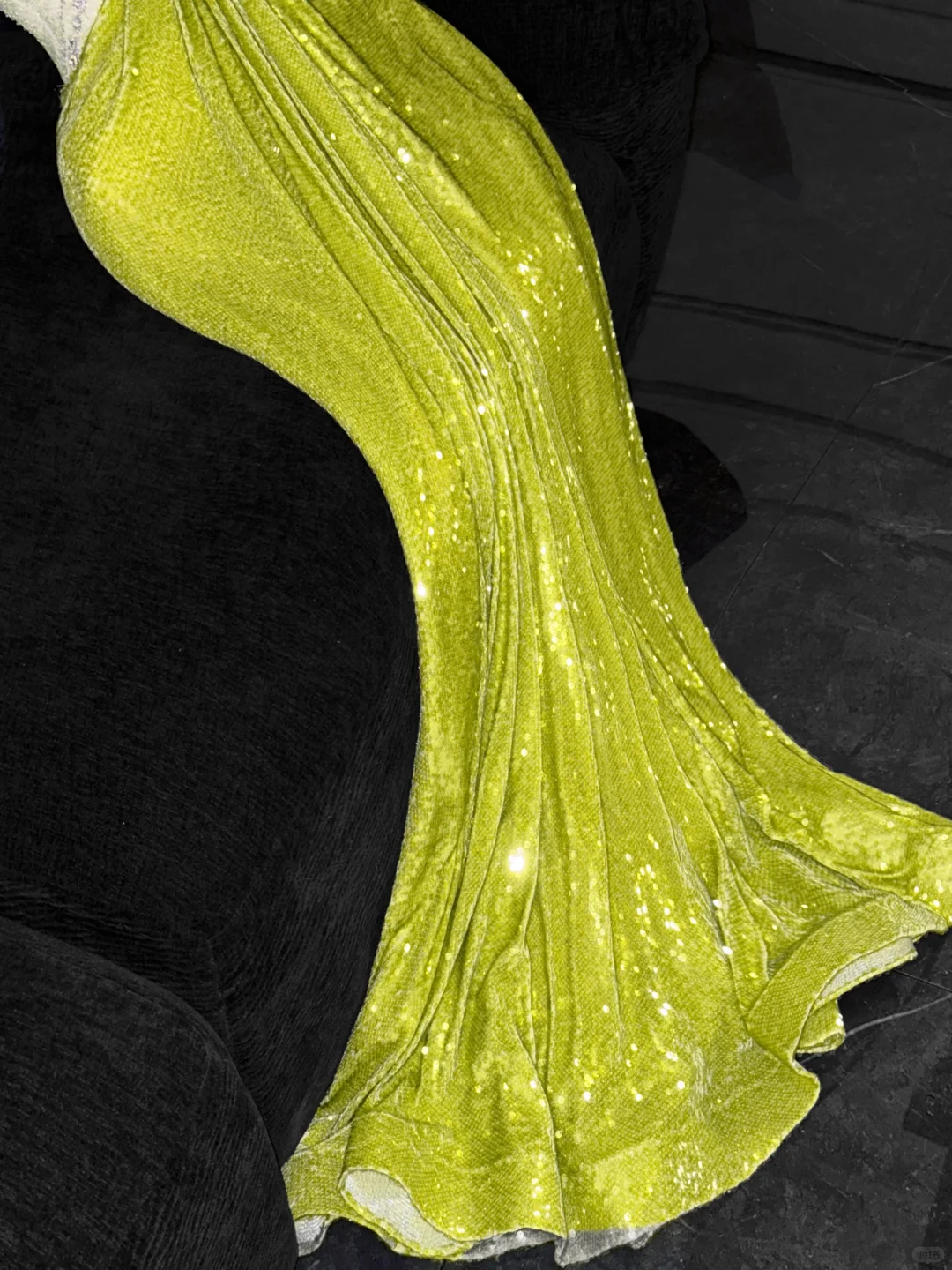 Sparkling Green Sequined Design Elegant Mermaid Prom Dress Evening Dress DP6228