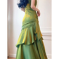 Green Sweetheart Spaghetti Straps Long Prom Dress Evening Dress, DP2931