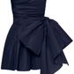 Navy Blue Strapless A-Line Short Party Dress Homecoming Dress, DP3690