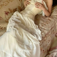 Ivory Strapless Chiffon Tiered Sheath Gorgeous Evening Dress, DP2647