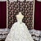 Retro White Beading Strapless  A-Line Satin Quinceanera Dresses Sweet 16 Birthday Ball Gowns, DP5913