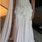 Unique Pink Applique Beaded Prom Dress Sheath Pleated Evening Gown One-shoulder Party Dress Floor-length Formal Dress DP6880
