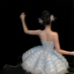Gorgeous Shiny Light Blue Sequined A-Line Strapless Design Tiered Party Dress Homecoming Dress DP6245