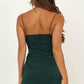 Vintage Dark Green V-neck Short Sheath Party Dress Cocktail Dress Homecoming Dress DP6474