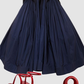 Navy Blue Straps A-Line Satin Long Party Dress Evening Ball Gown, DP3810