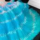 Gorgeous Sparkling Blue Sequin A-Line Elegant Chiffon Evening Dress Prom Dresses Ball Gown DP6167