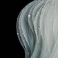 Light Green Strapless A-Line Ruffles Long Evening Party Dress Birthday Outfits, DP5351