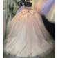 Süßes rosa Herzausschnitt Perlen Off-the-Shoulder Sweet 16 Quinceanera A-Linie Ballkleid Geburtstagskleid Abendkleid Ballkleid DP6523
