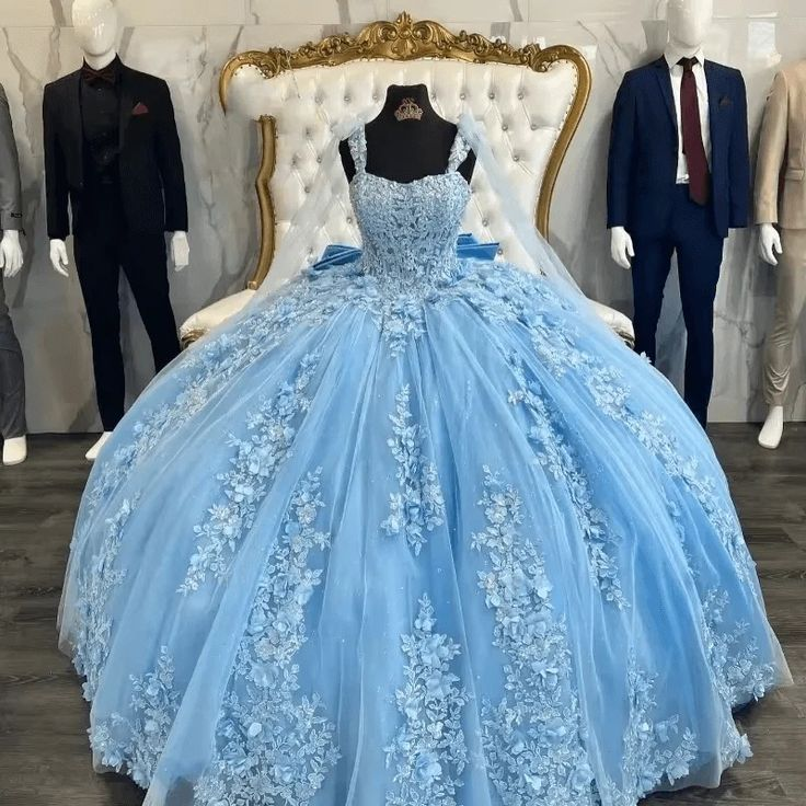 Fantasy Quinceanera Dresses Ball Gowns Appliques Sweet 15 Dress, DP3303