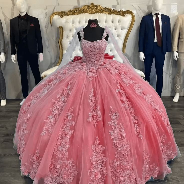 Fantasy Quinceanera Dresses Ball Gowns Appliques Sweet 15 Dress, DP3303