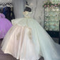 Elegant Shiny Embroidery Sweet 16 Quinceanera A-Line Floor-length Prom Dress Birthday Dress Evening Dress Ball Gown DP6441