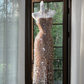 Gorgeous Glittering Sequined Halter-neck Sheath Prom Dress Evening Dress DP6319