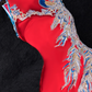 Gorgeous Shiny Red Beaded Sequined Embroidery Design Mermaid Prom Dress Evening Dress DP6227