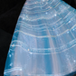 Vintage Sparkling Blue Sequin Sweetheart A-Line Design Tulle Evening Dress Prom Dresses DP6162