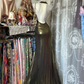 Glamorous Satin Halter Deep V-Neck Mermaid Prom Dress DP8325