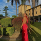 Simple Spaghetti Straps Sheath Long Party Dress Wedding Guest Dress, DP4967