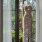 Gorgeous Glittering Sequined Halter-neck Sheath Prom Dress Evening Dress DP6319